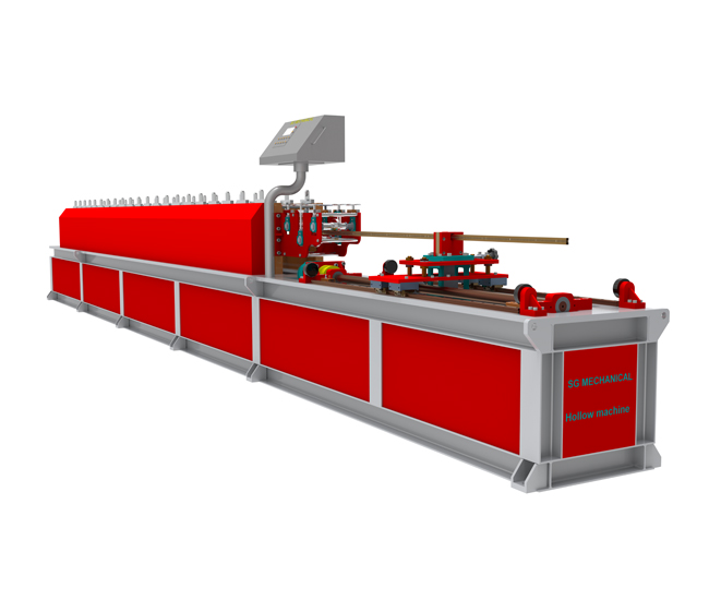 Hollow roll forming machine